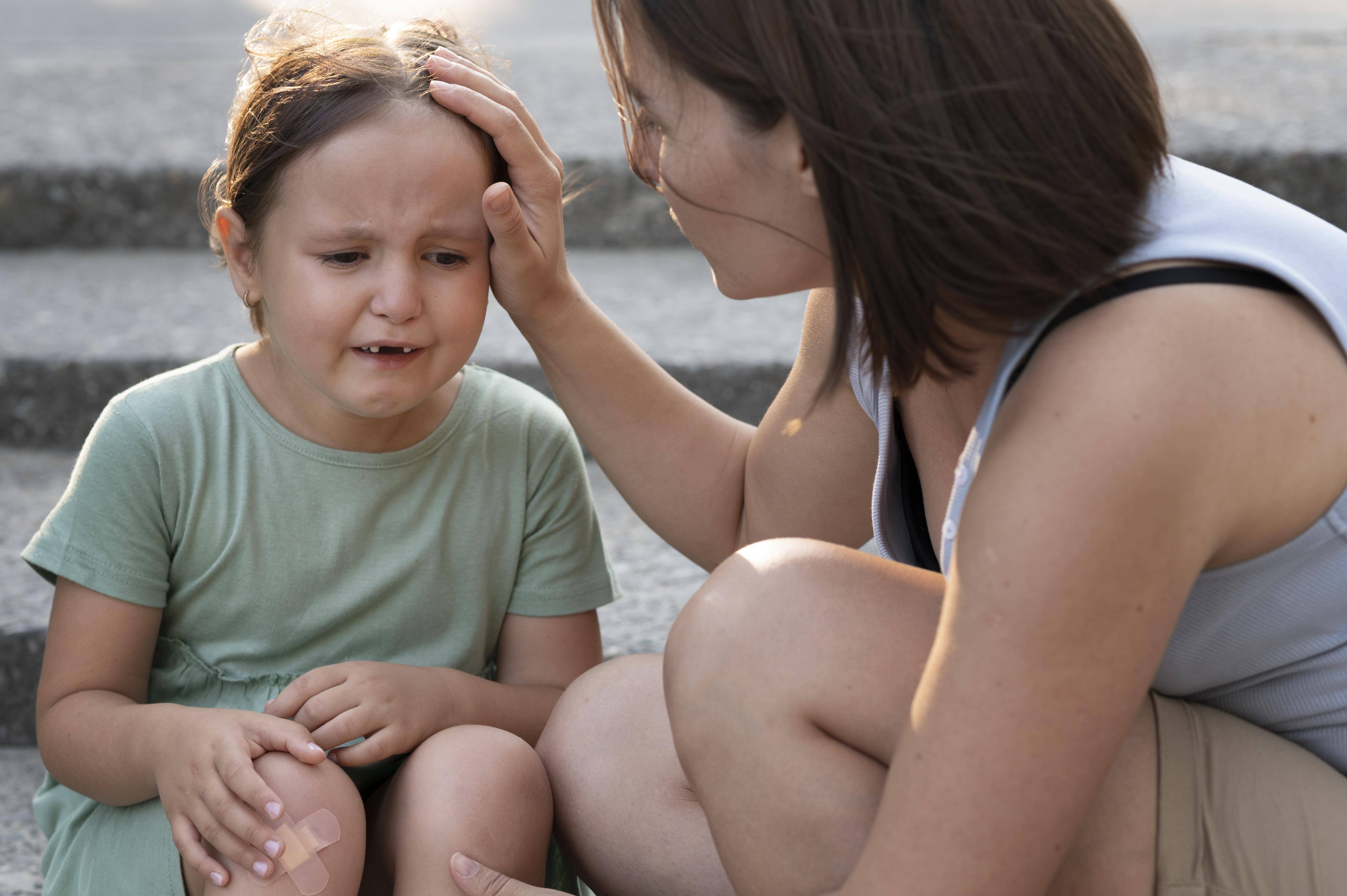 Toddler crying